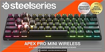 SteelSeries Apex Pro Mini - hipermagnetyczna bezprzewodowa
